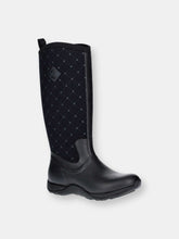 Load image into Gallery viewer, Unisex Arctic Adventure Pull On Wellington Boots - Black Quilt
