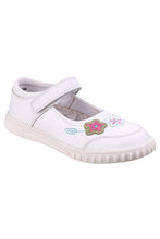 Load image into Gallery viewer, Childrens Girls Lottie Floral Touch Fasten Shoes