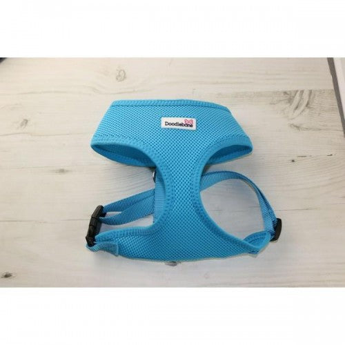Doodlebone Air Mesh Dog Harness (Turquoise) (S)