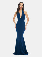 Load image into Gallery viewer, Camden Gown - Peacock Blue