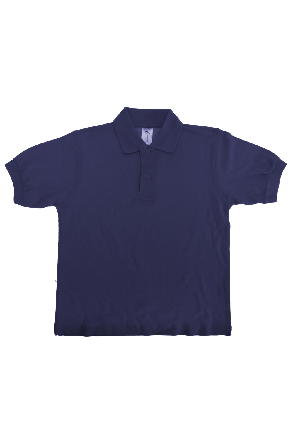 B&C Big Girls Kids/Childrens Safran Polo Shirt (Navy Blue)