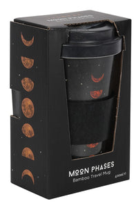Moon Phases Bamboo Travel Mug