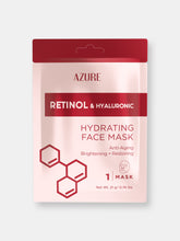 Load image into Gallery viewer, Retinol And Hyaluronic Hydrating Sheet Face Mask: 5 Pack