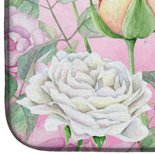 Load image into Gallery viewer, 14 in x 21 in Rose Garden Dish Drying Mat