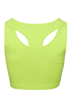 Load image into Gallery viewer, AWDis Just Cool Womens/Ladies Girlie Sports Crop Top (Electric Yellow)