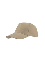 Load image into Gallery viewer, Liberty Five Buckle Heavy Brush Cotton 5 Panel Cap - Khaki