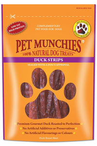 Pet Munchies Natural Duck Strips (May Vary) (3.2oz)