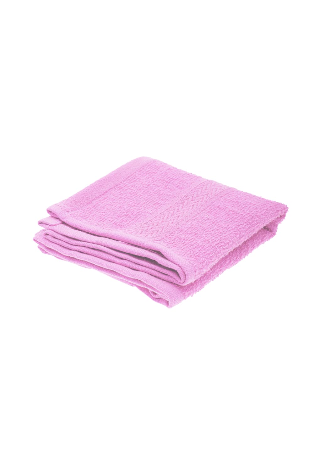 Jassz Plain Guest Hand Towel (350 GSM) (Pink) (One Size)