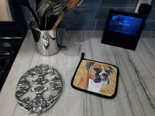 Load image into Gallery viewer, Boxer Wipe your Paws Pair of Pot Holders