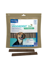 VeggieDent Zen Extra Small Dog Dental Chew Bag (Multicolored) (Large)