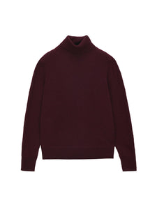 Turtleneck Sweater - Burgundy