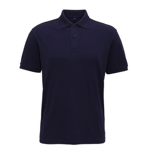 Asquith & Fox Mens Super Smooth Knit Polo Shirt (Navy)