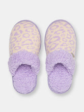 Load image into Gallery viewer, Pastel Creekside Slide Slippers | Cheetah Lavender