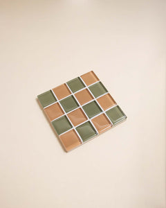 Glass Tile Coaster - I Olive You