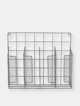 Load image into Gallery viewer, Over the Cabinet Vinyl Coated Steel Wrap Organizer, Silver