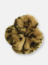 Load image into Gallery viewer, Furry Leopard Print Scrunchie