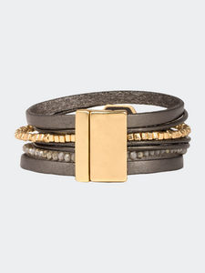 Hexa Leather Bracelet