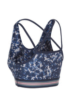 Load image into Gallery viewer, Womens/Ladies Stephanie Camo Crop Top - Navy