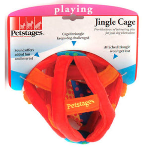 Petstages Jingle Cage Puppy Dog Toy (Multicoloured) (One Size)