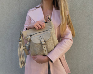 Millie Leather Crossbody Bag