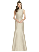 Load image into Gallery viewer, Sleeveless Cutout Trumpet Gown with Back Bow