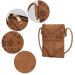Amentia Vegan Leather Crossbody Handbag