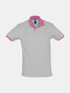 Prince Unisex Contrast Pique Short Sleeve Cotton Polo Shirt
