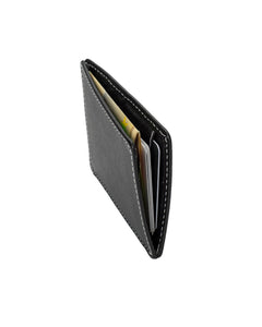 R1S2 1 Pocket 2 Slot Wallet (83mm) - Black