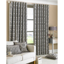 Load image into Gallery viewer, Riva Home Hanover Ringtop Curtains (Silver) (66 x 90 inch)