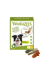 Whimzees Variety Box Dog Dental Treats (Pack of 28) (Green/Brown) (29.63oz)