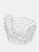 Load image into Gallery viewer, Michael Graves Design Simplicity Tapered Steel Wire Fruit Basket with Built in Open Handles, Satin Nickel