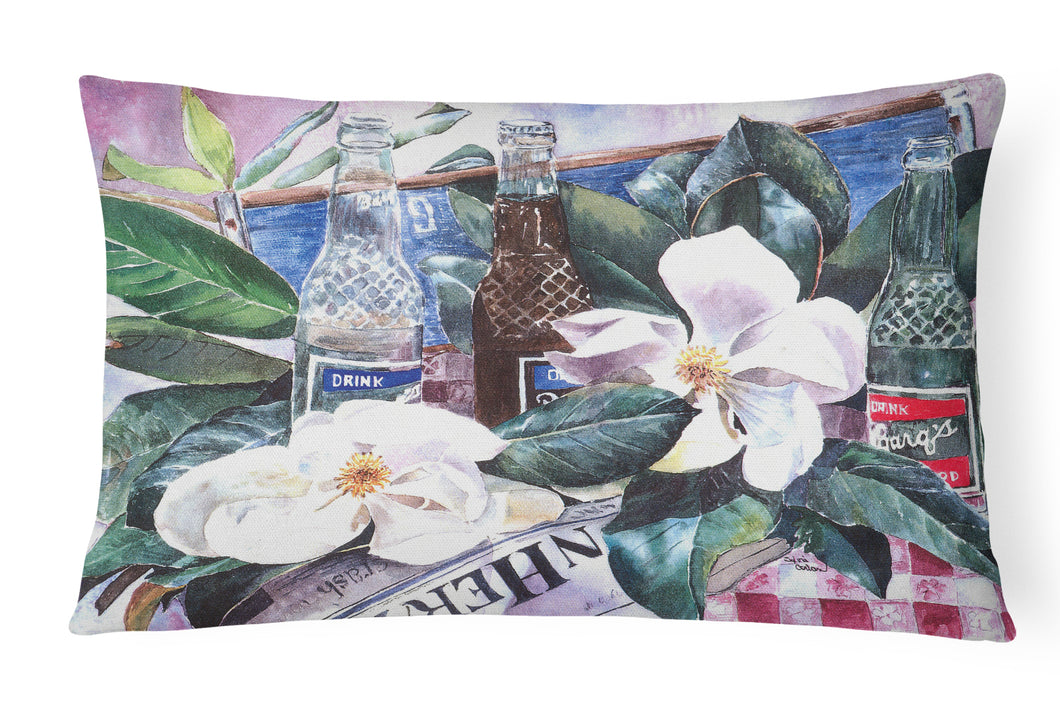 12 in x 16 in  Outdoor Throw Pillow Barq's and Magnolia Canvas Fabric Decorative Pillow
