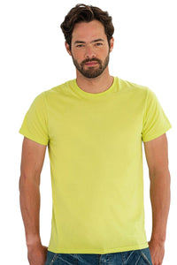 Russell Mens Slim Fit Short Sleeve T-Shirt (Yellow Marl)
