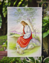 Load image into Gallery viewer, Jesus With Lamb Garden Flag 2-Sided 2-Ply