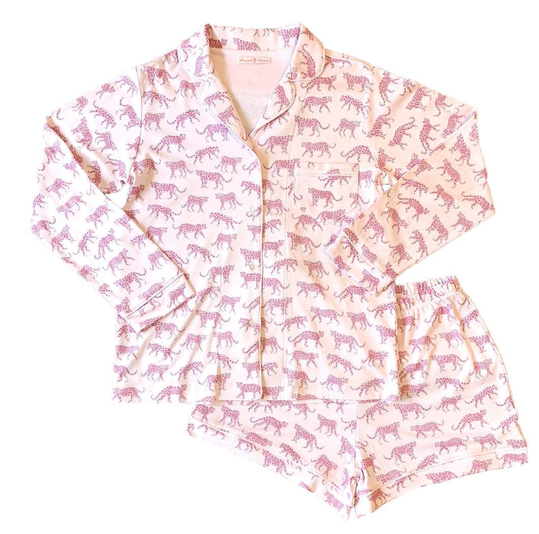 Pink Cheetah Mom Pajamas