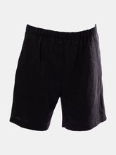 Load image into Gallery viewer, Black Linen Shorts