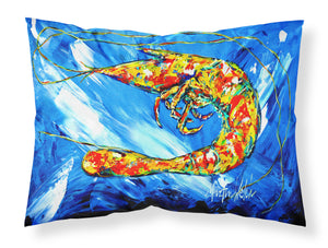 Ice Blue Shrimp Fabric Standard Pillowcase