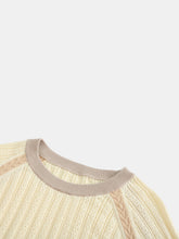Load image into Gallery viewer, Crew Neck Knit Top - Vanilla