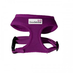 Doodlebone Air Mesh Dog Harness (Purple) (M)