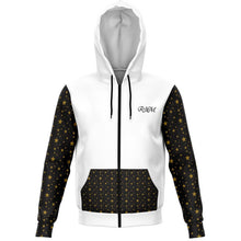 Load image into Gallery viewer, White ST Zip-Up Hoodie