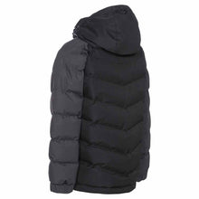 Load image into Gallery viewer, Trespass Childrens Boys Sidespin Waterproof Padded Jacket (Black)