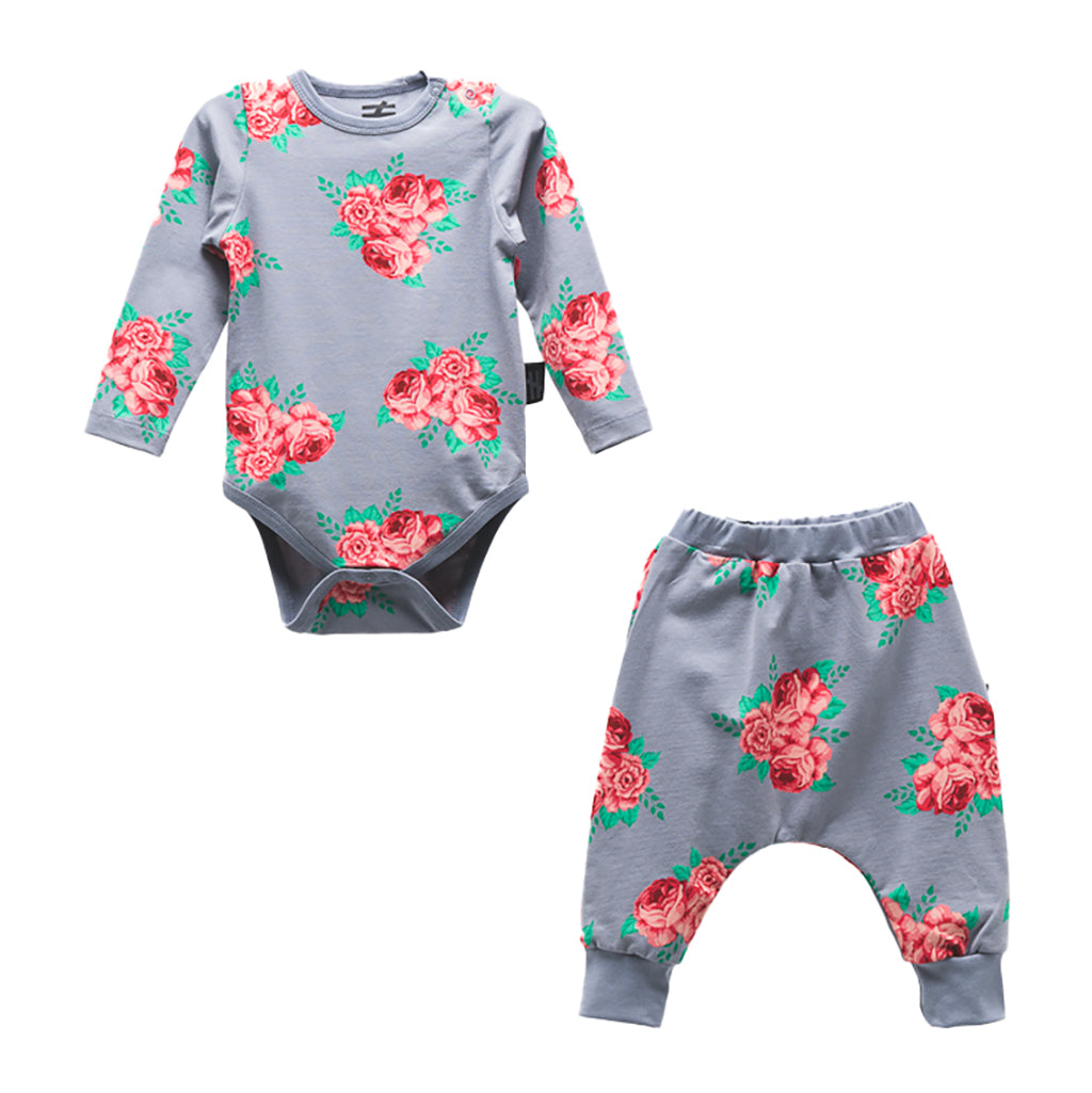 Blue Roses Bodysuit Outfit