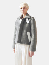 Load image into Gallery viewer, Sustainable Down Wool Hooded Coat