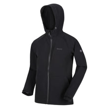Load image into Gallery viewer, Mens Westville Hooded Walking Soft Shell Jacket - Black