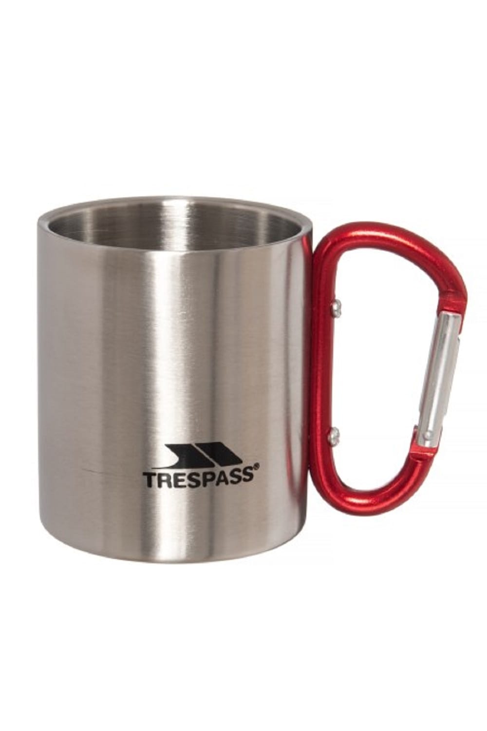 Trespass Bruski Carabiner Clip Travel Cup/Mug (Silver) (One Size)
