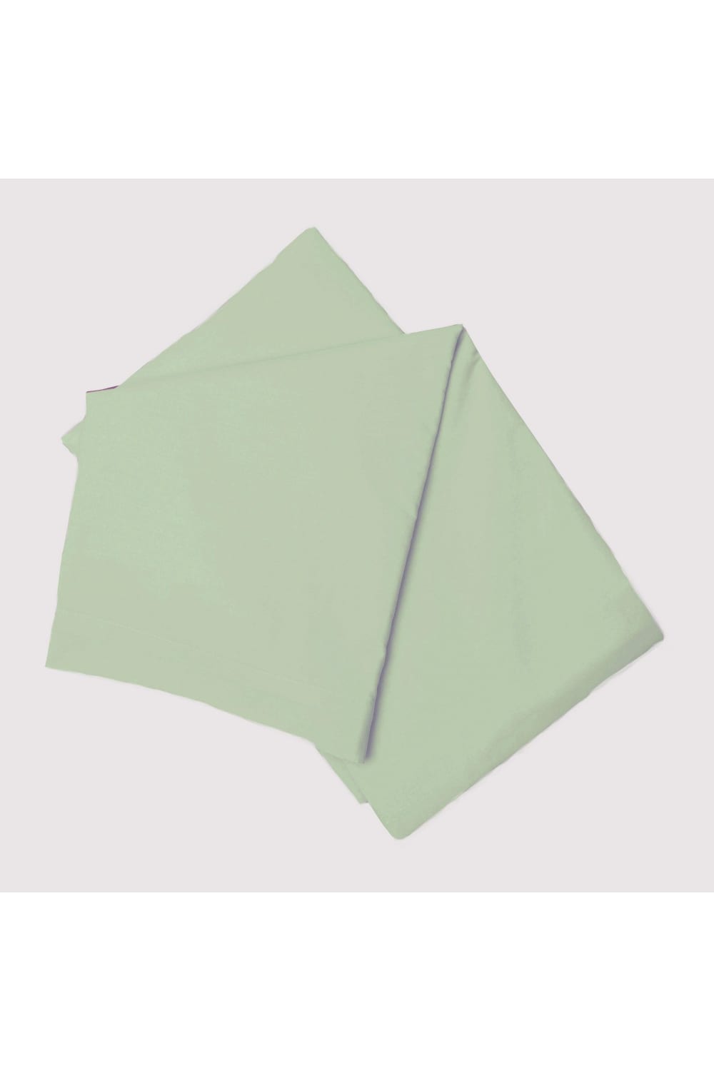 Belledorm 200 Thread Count Cotton Percale Flat Sheet (Mint) (Twin) (UK - Single)