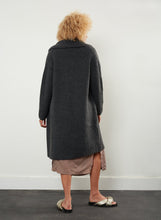 Load image into Gallery viewer, Wide Shawl Long Cardigan - Charcoal