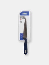 Load image into Gallery viewer, Michael Graves Design Comfortable Grip 5 inch Stainless Steel Utility Knife, Indigo