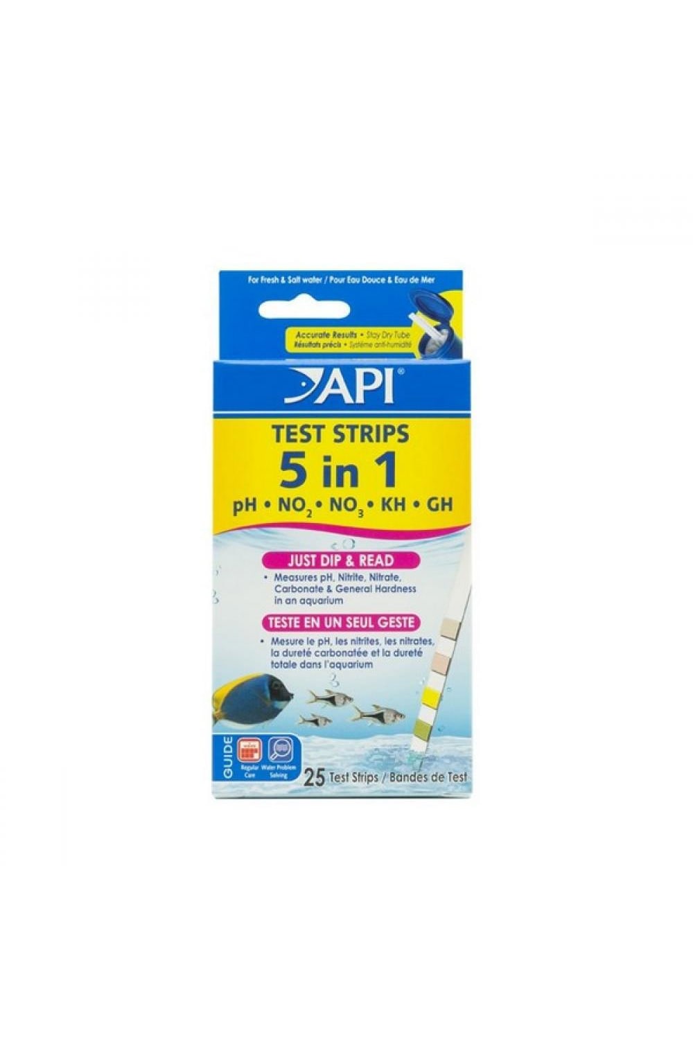 API 5 In 1 Aquarium Test Strips (May Vary) (One Size)
