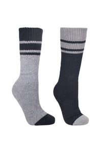 Mens Hitched Two Tone Anti Blister Hiking Boot Socks - 2 Pack